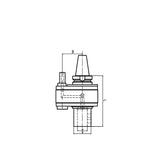 BT40-SLO Oil - Feed Holder - Big-tools Industrial Supply Tools for Metal Cutting